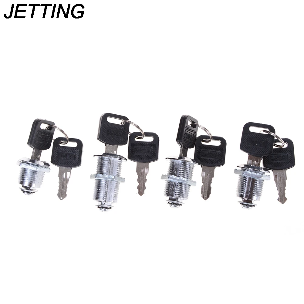 

JETTING High Quality 16mm 20mm 25mm 30mm Cam Lock Mail Box File Cabinet Desk Drawer Lock with 2 Keys DIY Cabinet Tools