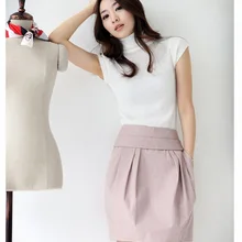 Женская Осенняя Водолазка пуловер с коротким рукавом тонкие шорты свитер Повседневный трикотаж тонкий хлопок взрыв пуловеры