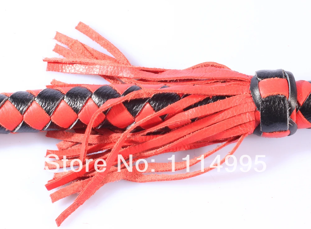 1.3 متر الأسود و البرتقالي جلد الاصطناعي flogger اليدوية الحصان سوط ، سباق الخيل flogger ، شحن مجاني السوط