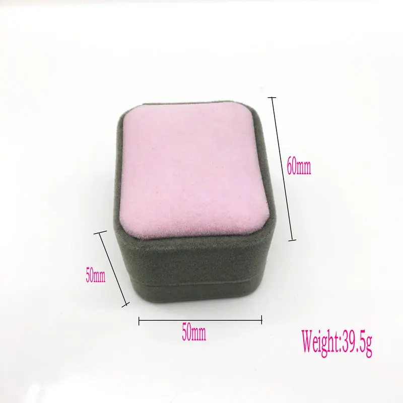 35 шт./лот квадратный фланели кольцо коробка ювелирных изделий оптом Бесплатная доставка B-077