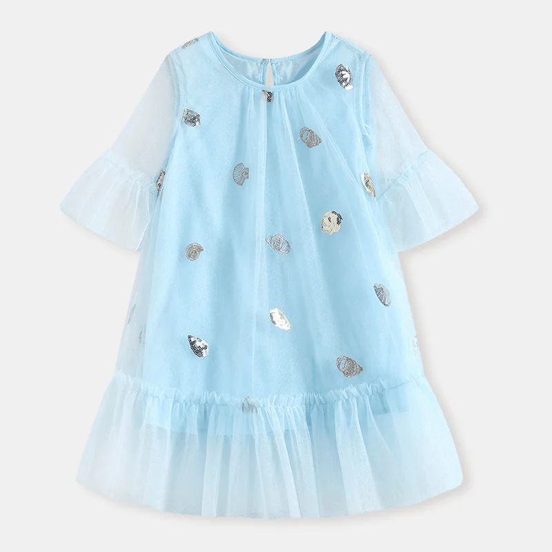 WL.MONSOON Brand 2018 New Spring and summer Korean version Princess dress child Girls dress Western style Mesh dress WL.MONSOON Brand 2018 New Spring and summer Korean version Princess dress child Girls dress Western style Mesh dress