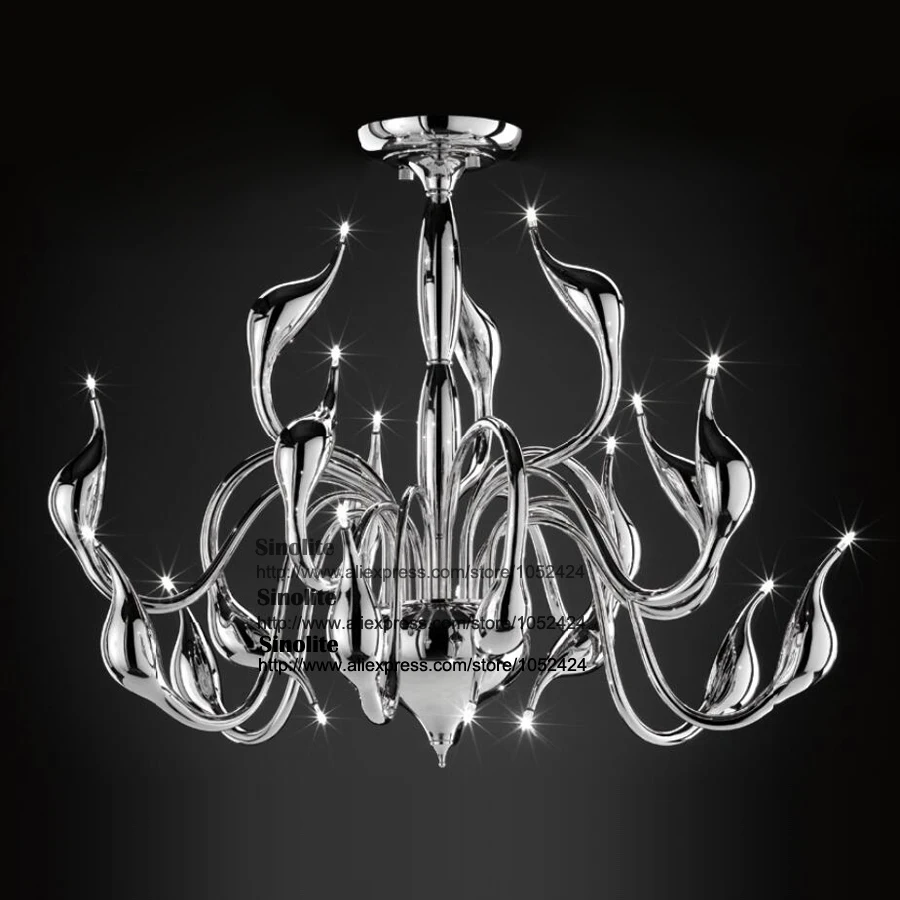 Acquista all'ingrosso online alogena lampadario contemporaneo da ... Lampadari disegno Ottone