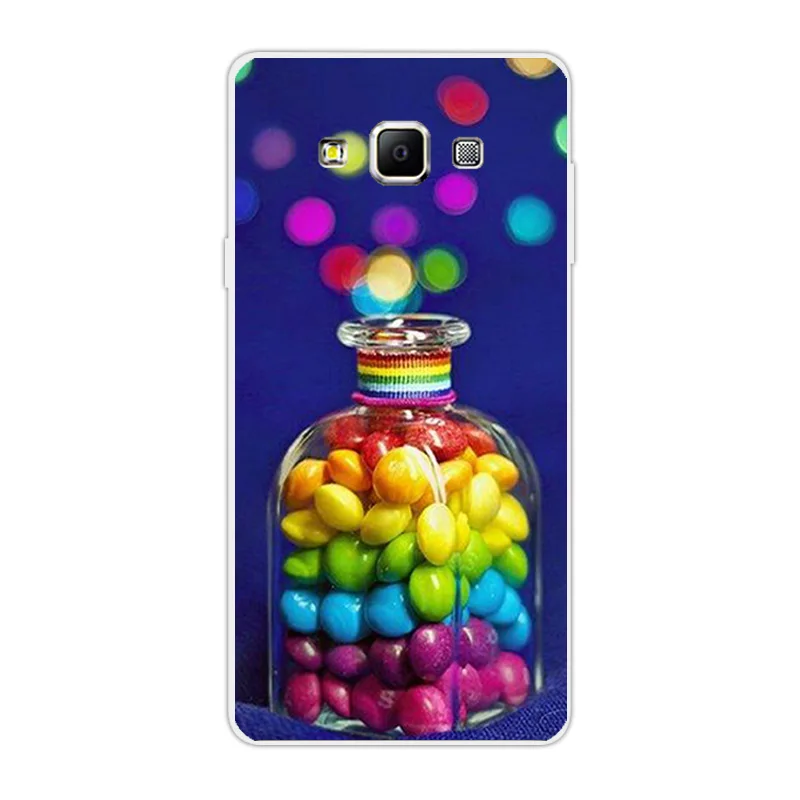 5 &quotдля Samsung Galaxy A7 A700 A7000 силиконовый чехол ТПУ для телефона забавный кот чехлы