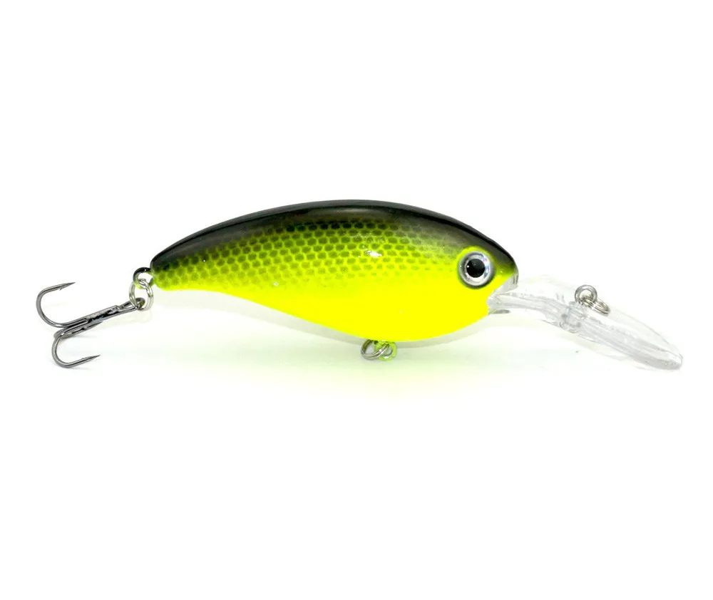  1pcCrankbait Wobblers Hard Fishing Tackle Swim bait CrankBait Bass Fishing Lures fake Salt water Fr