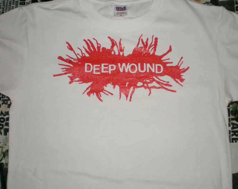 Deep Wound 'logo' T Shirt (punk kbd 