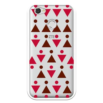 

Stand case costume drawing Triangulos Red WP005 for ZTE Blade A6