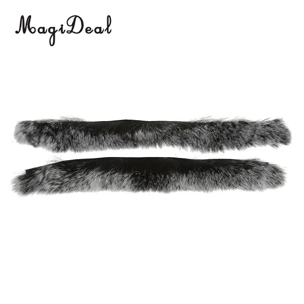 MagiDeal 1Pair Rabbit Hair Bowstring Shock Absorber Damper Bow Sliencer Stabilizer for Compound Bow Recurve Hunting Shooting