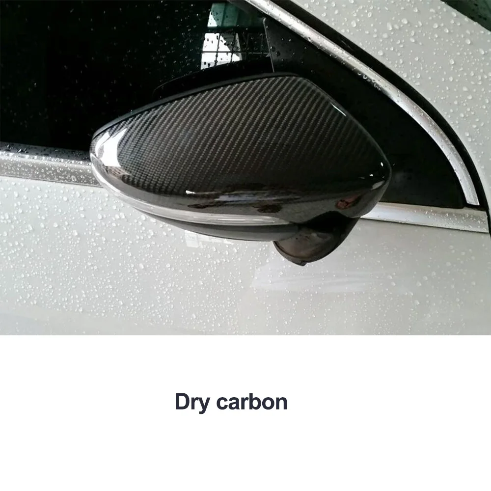 Сухая крышка зеркала заднего вида из углеродного/карбонового волокна для VW CC Arteon сменная дополнительная боковая зеркальная крышка