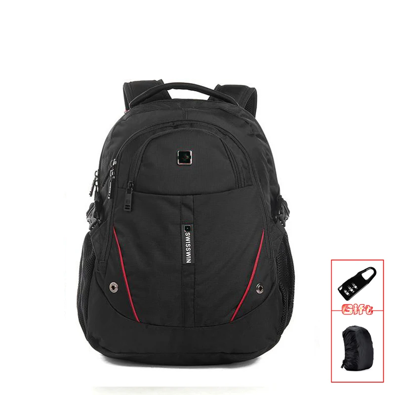 

Men Laptop Backpack Computer Backpack for Business and Travel Black lightweight Urban Backpack Female Sac a dos SWE1009