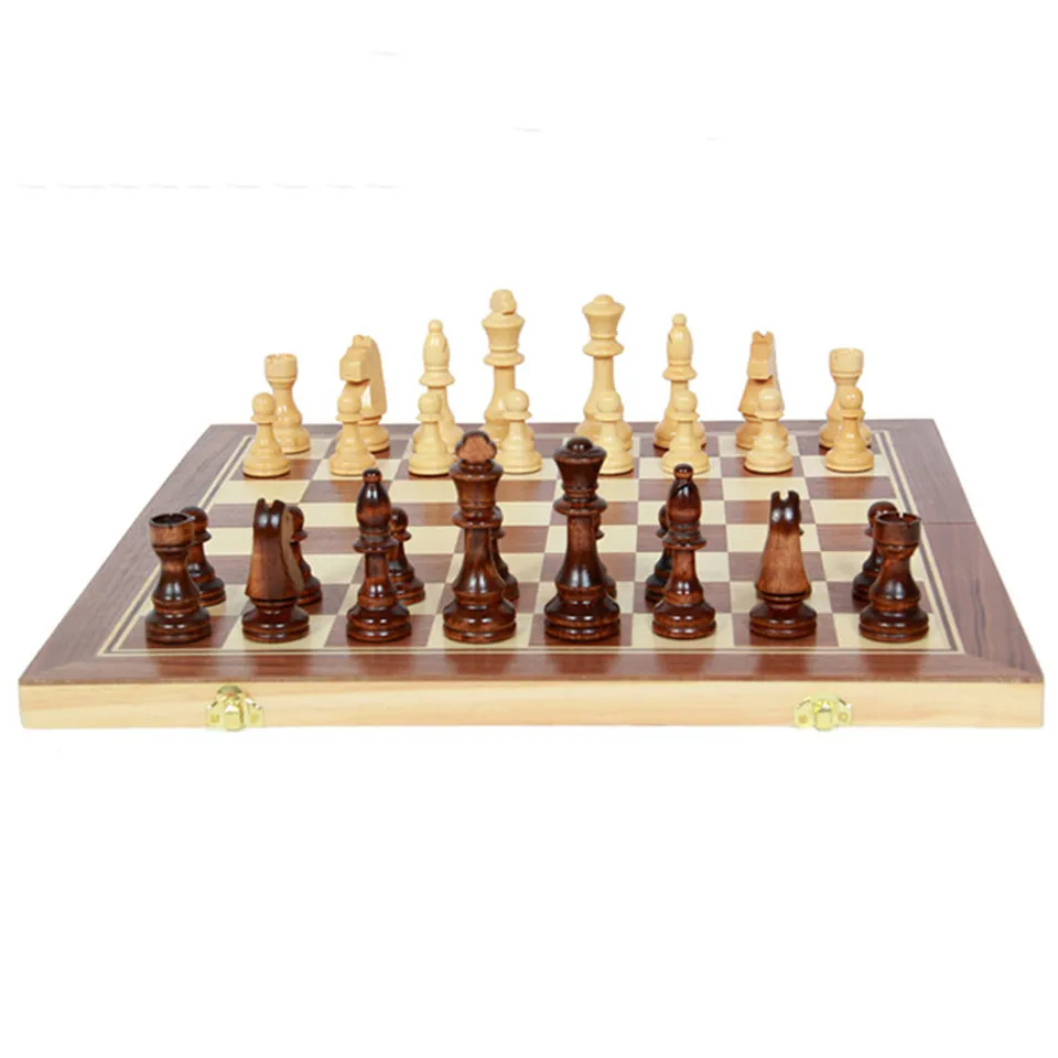 Деревянный Шахматный набор, игра, международные шахматы, складные 50*50 см, деревянная шахматная доска, шахматы, высота 105 мм, BSTFAMLY I17