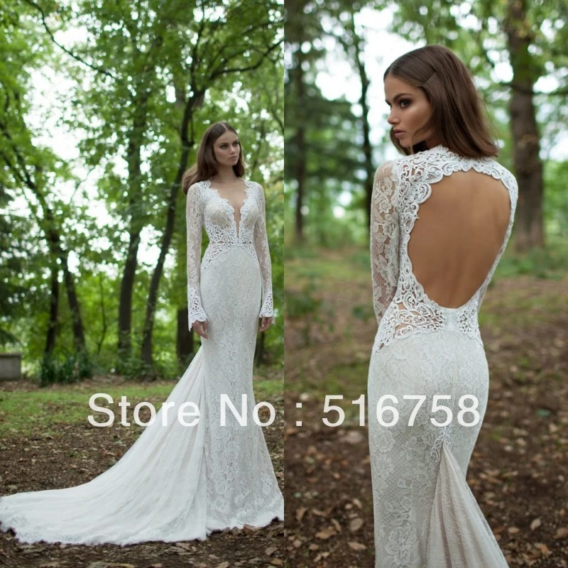 slim tight wedding dresses