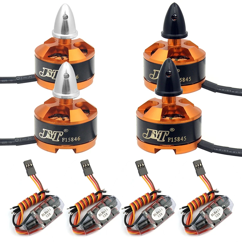 

JMT 1806 2400KV Motor with Combo BLHeli 12A ESC for FPV Racing Drone Quadcopter RC Racer