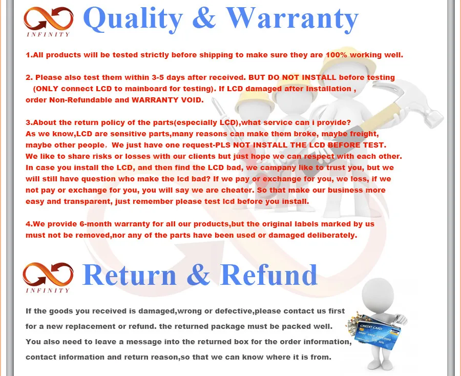 infinity Quality Warranty 5