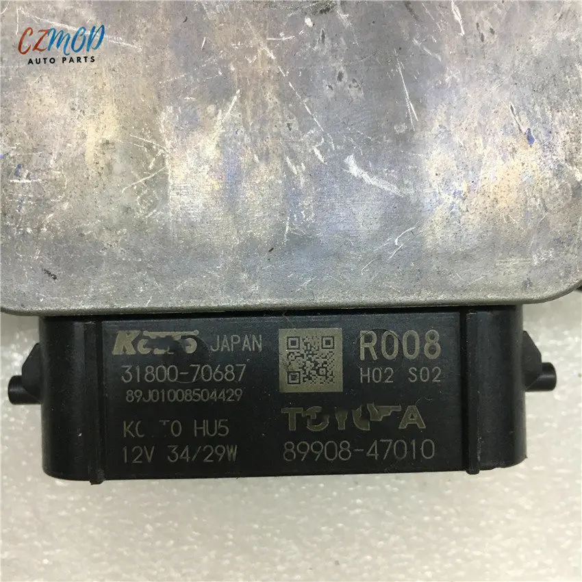 CZMOD 89908-53020 R027 12V правая сторона светодиодный блок управления головным светом 31800-72064 HU5 89908 53020 R027(б/у