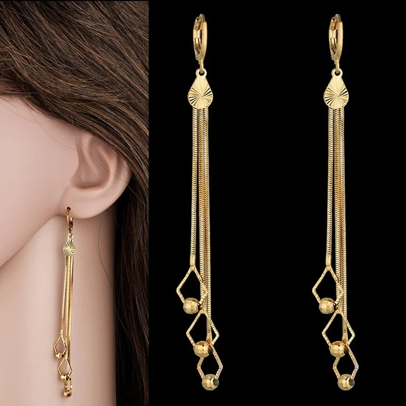 Boucles D'oreilles Pendantes Pour Femmes, Cadeau, Bijoux Esthétiques