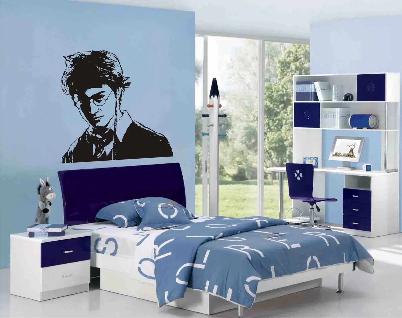 

HARRY POTTER CHARACTERS Wall Art Stickers Decals Murals for kids room free shipping