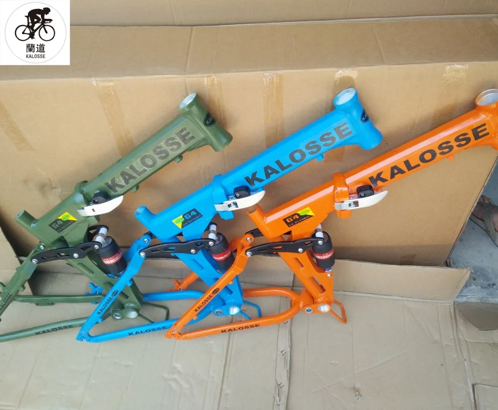Best Kaloss  Hot selling  Folding  Fat bike frame  snow bike frame  26*17 inch ,  26*4.0 inch   Beach bike   frame 1