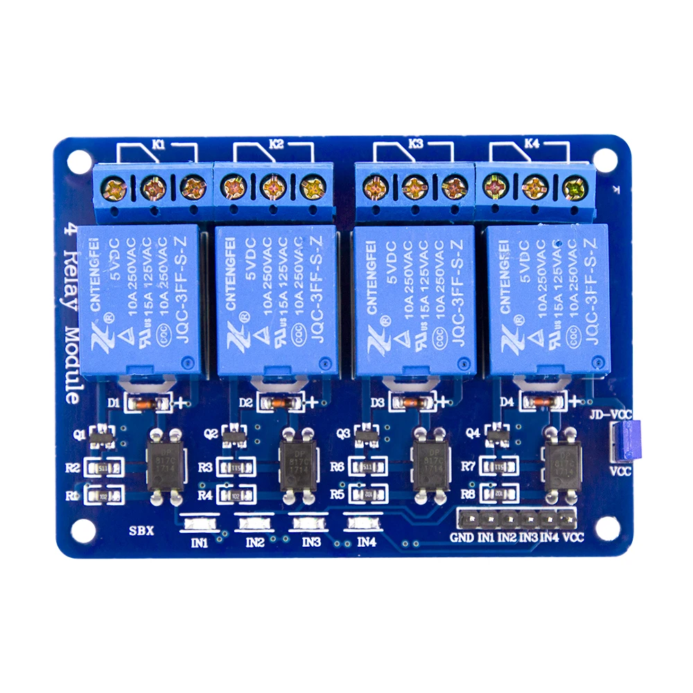 1 / 2/4/6/8 канальный релейный модуль с световой муфтой 5 В для Arduino|Интегральные