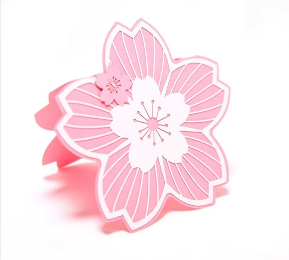  Free ship 4x 6x 8x 13x13cm handmade exquisite 3D fold up pop up birthday wedding greeting invitatio - 32993209806
