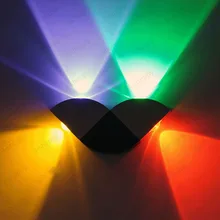 Бабочка 4 Вт светодиодный настенный светильник ночник затемнения/не гостиная отель, Магазин Бар ДИСКО КТВ столовая