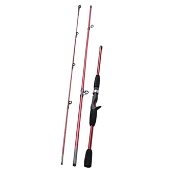 

Portable Fishing Rods Telescopic Spinning Glass Fiber Hand Fishing Pole Fishing Tackle Lure Rod Lure Casting Rod 2.1m