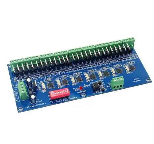 

wholesale 1 pcs 27 channel HF3 27 channel dmx512 decoder controller for led strip