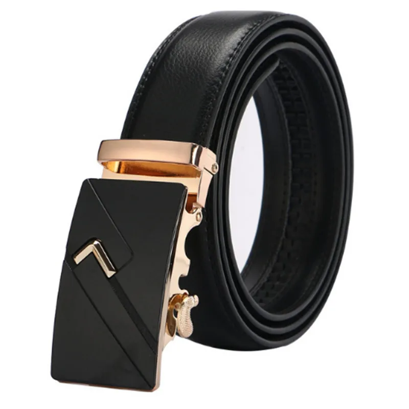 Brand Genuine Leather 2018 Man Belt High Quality New Belts Men Luxury Designer Automatic Buckle Business jeans Mens belt