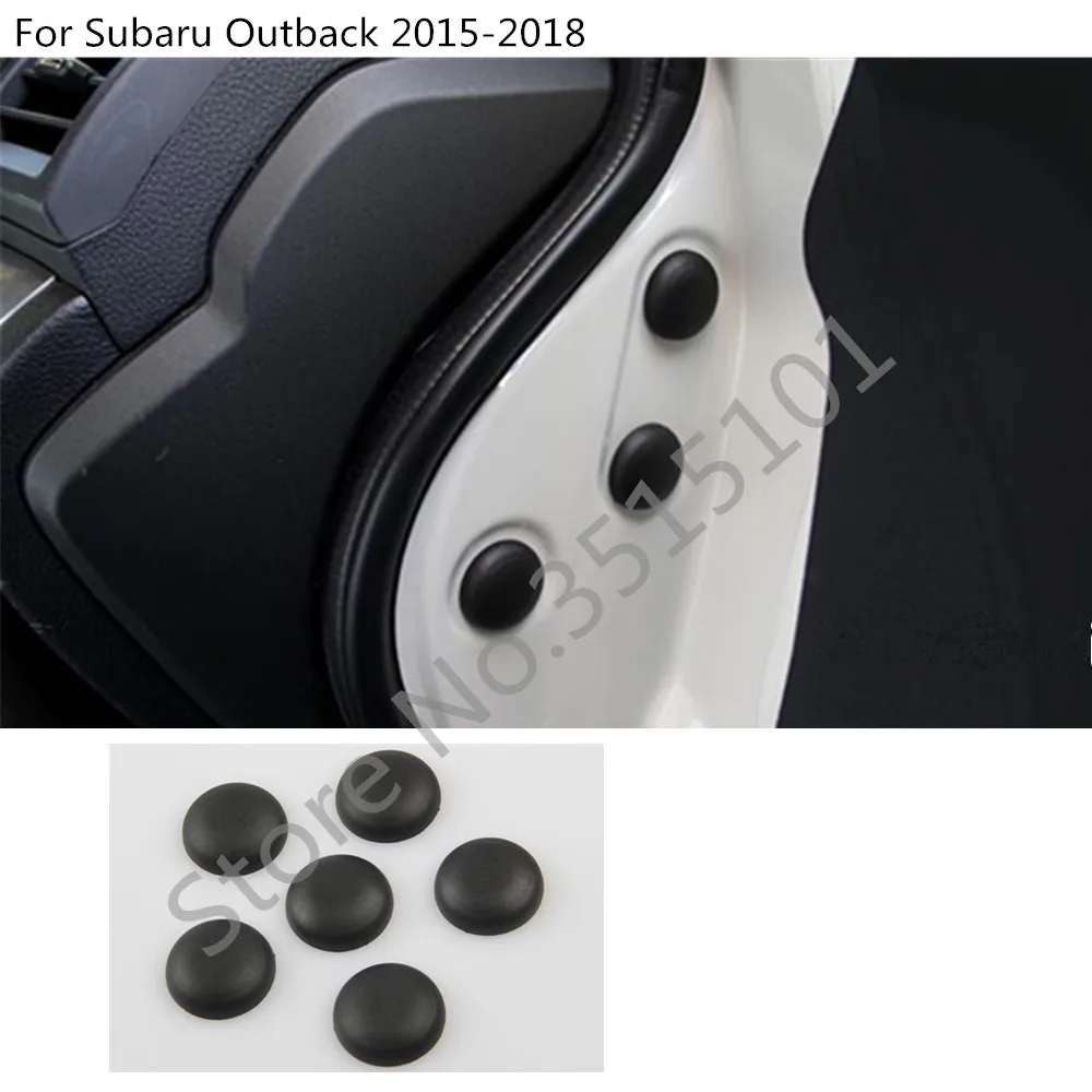 Car interior anti rust water proof door lock key keys screw cap protection buckle 6pcs For Subaru Outback 2015 2016 2017 2018 | Автомобили