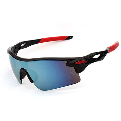 UV400 ветрозащитные походные солнцезащитные очки для активного отдыха, альпинизма, кемпинга, охоты, очки для мужчин и женщин, велосипедные очки для шоссейного велосипеда, MTB очки - Цвет: Black Gold