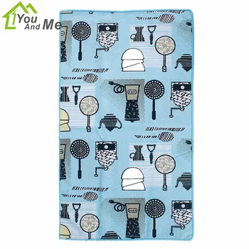 

Microfibre Non-Stick Oil Kitchen Dishcloth Cartoon Tea Towel Soft Water Absorption Cleaning Towel
