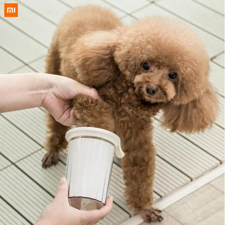

New Original Xiaomi Mijia Youpin Pet foot bath brush Silicone material soft touch three-step cleaning easy to remove and wash