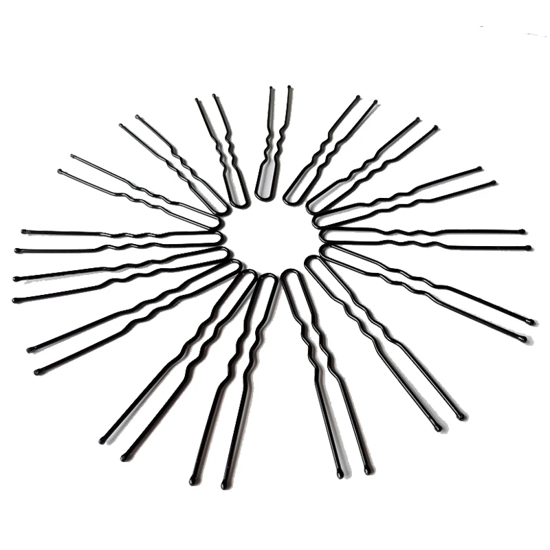 

50pcs/lot Summer Hairpins Hair Waved U-shaped Pin Barrette Salon Grip Clip
