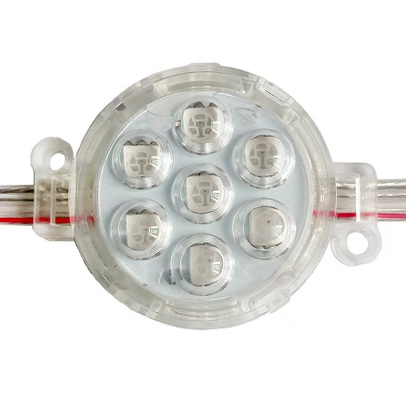 DMX512 RGB светодиодный модуль водонепроницаемый DC24V цифровой полноцветный