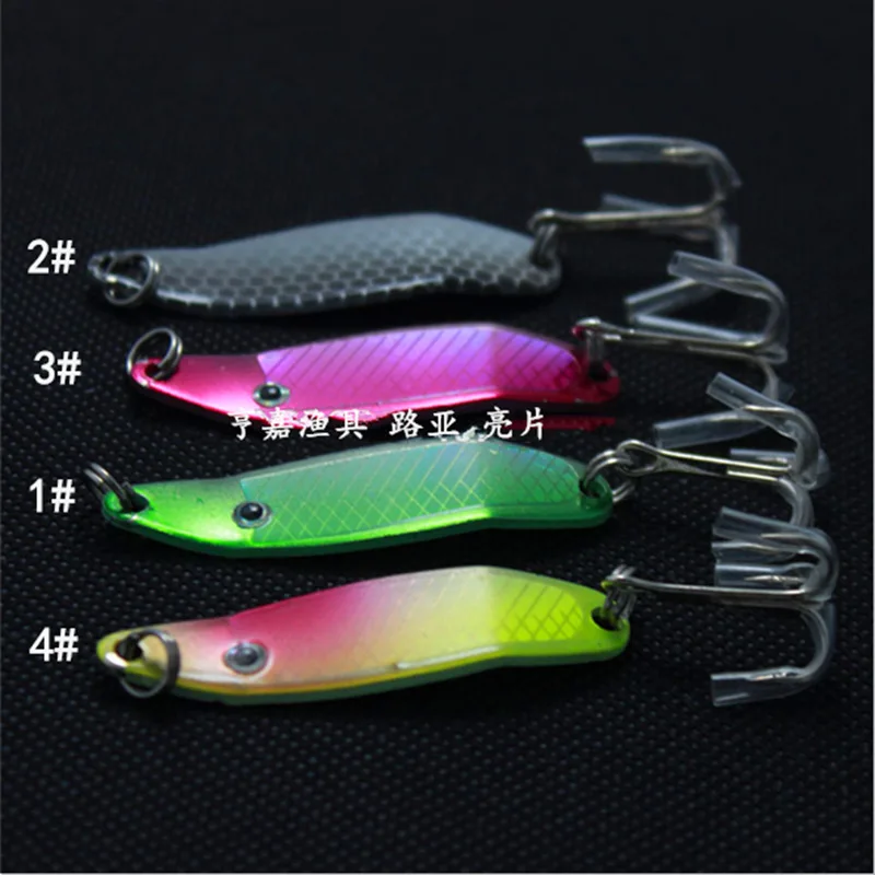 SP006 4 road sub fishing bait 6.5g 5cm sequins fake fish metal fishing