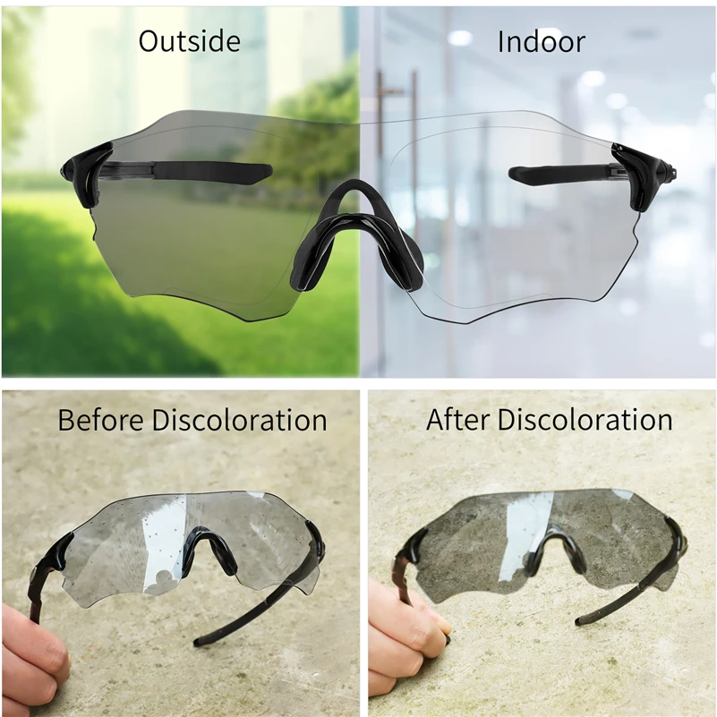 WEST BIKING Polarized Cycling Sunglasses Photochromic UV400 Outdoor Sport Cycling Sun Glasses Road MTB Bicycle Cycling Glasses