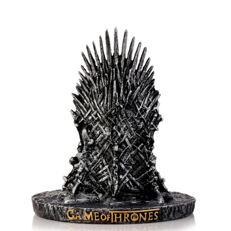 

7-Inch the Iron Throne Model in GAME OF THRONES Figure Collection Toys Resin Throne Ornament Crafts