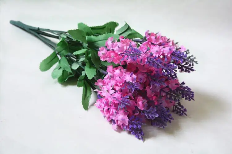 

Silk flowers artificial flowers flower arrangement is an art that sitting room simulation take 10 head of lavender fields bonsai