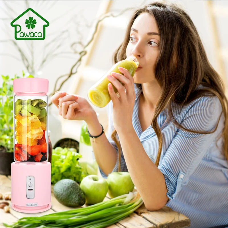 

350ml Portable Multifunction Electric Mini Charging Juicer Rechargeable Blender Juice Machine Fruit Extractors Healthy Life