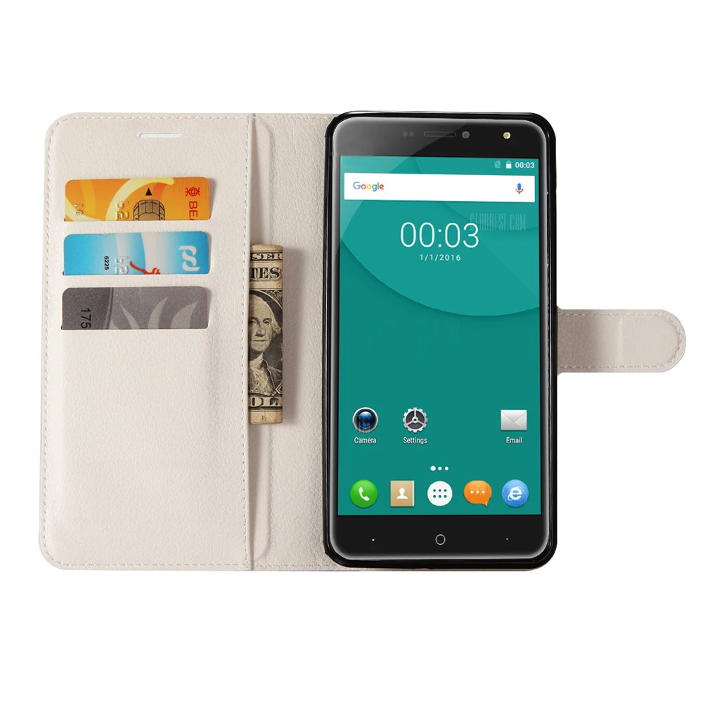 Модный чехол кошелек из искусственной кожи Для Doogee X7X7 Pro защитный с откидной