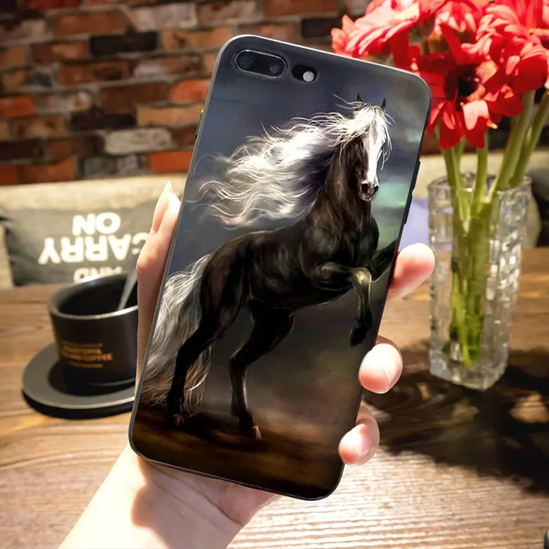 MaiYaCa бегущие лошади и слоны aimal чехол для телефона iPhone 8 12pro 6 6S Plus X XS MAX XR 5S SE 11pro max Coque