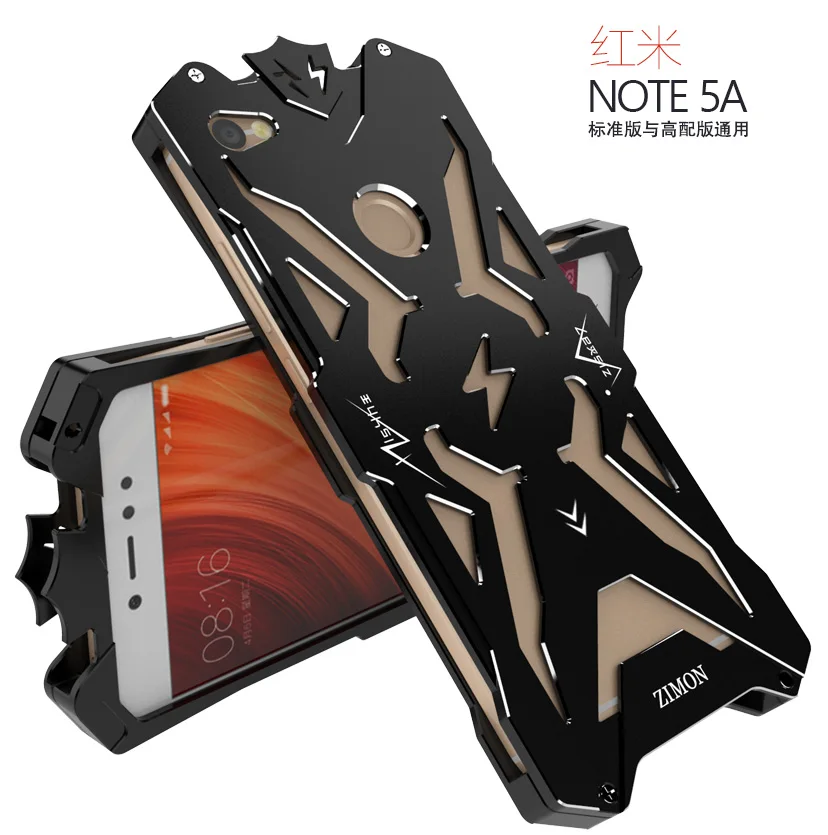 

Zimon Aviation Aluminum Metal Case Strong Protection Case For Xiaomi Mi Note 3 /Xiaomi Mi5S Plus /Redmi Note 4X / Redmi Note 5A