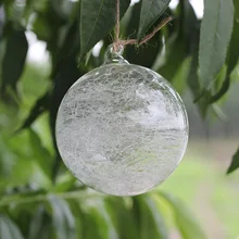 Шары для мероприятий, вечеринок, свадьбы~ прозрачный стеклянный шар со стеклянной нитью, новогодние украшения, шарики для украшения дерева