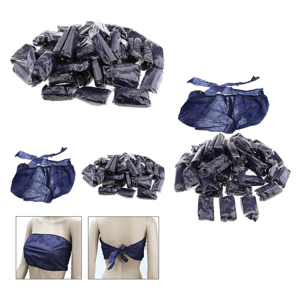 100pcs Disposable Spa Massage Beauty Non-Woven Women Bikini Bras, Wholesale