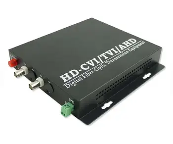 

2ch AHD/CVI/TVI 3in1 optical transmitter with 1ch RS485 Data/2ch HD 1080p, FC, Singlemode,Singlefiber 20km