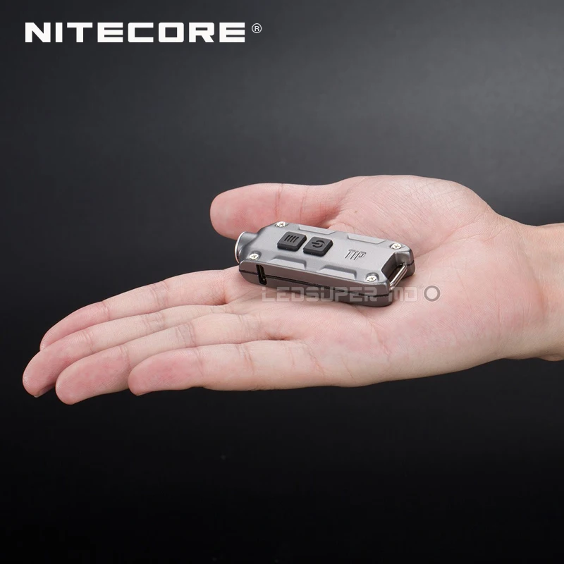 Заводская цена Nitecore наконечник металлический конструкция USB Перезаряжаемый брелок свет с 360 люмен