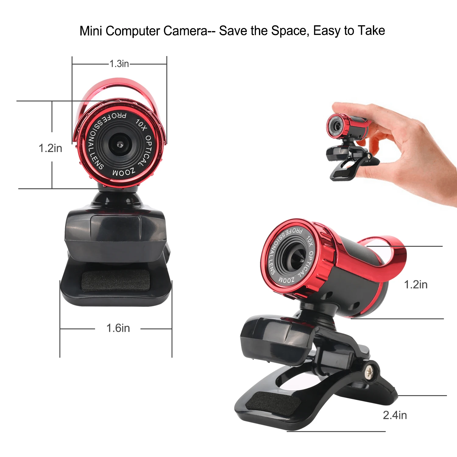 Веб-Камера USB Высокое разрешение веб-360 градусов MIC-клипсы для Skype для Youtube компьютера PC ноутбук камера для ноутбука