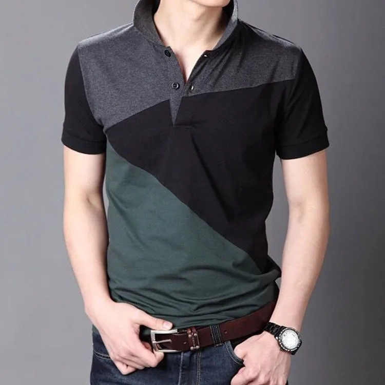 JANPA стиль Брендовые повседневные рубашки поло с коротким рукавом мужские летние хлопковые дышащие топы футболки Азиатский размер M-5XL 6XL