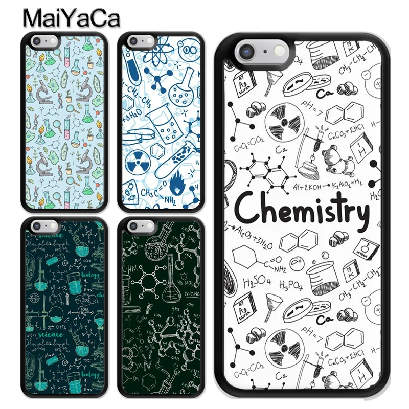 

MaiYaCa Vintage Seamless Chemistry Laboratory Coque Accessories For iPhone 6 6S 7 8 Plus X XR XS MAX 5S SE Case TPU Phone Cover