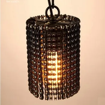 

Retro Creative Metal Chain Edison Pendant Light Fixtures Vintage Industrial Lighting For Dining Room