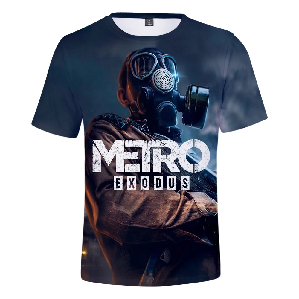 Aikooki Новое поступление Metro Exodus 3D футболка для мужчин/Женская Летняя мода Harajuku с